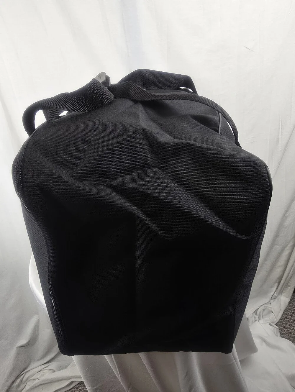 NWT Harley-Davidson Black Canvas Duffle Bag W/Bar & Sheild Logo Patch